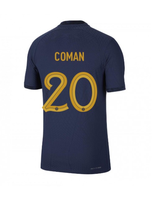 Frankrike Kingsley Coman #20 Replika Hemmakläder VM 2022 Kortärmad
